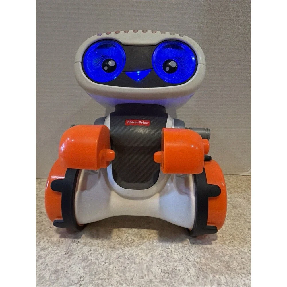 Fisher Price Kinderbot Coding Educational Toy Works Moves Talks Lights
